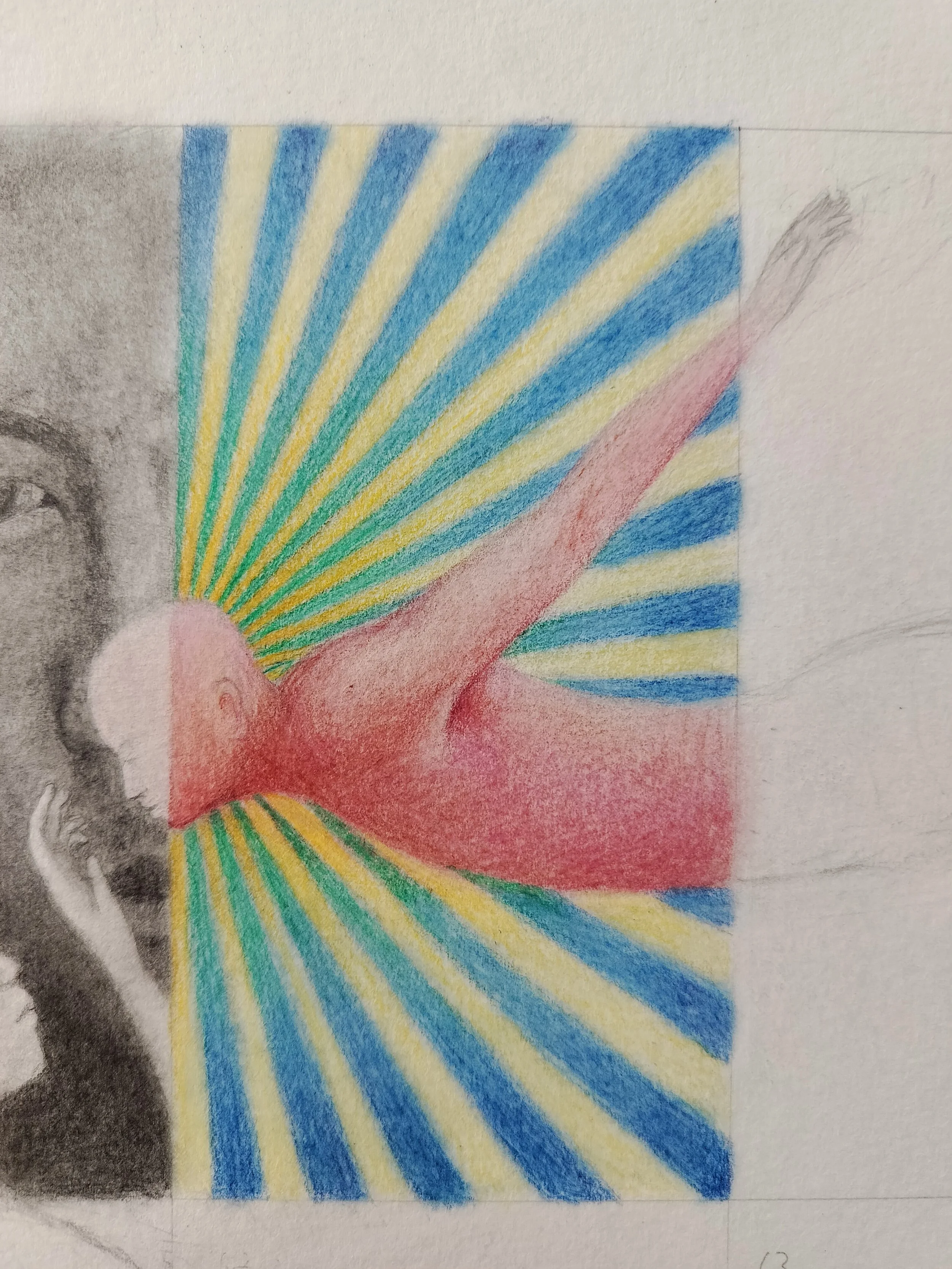 Detail from "Calendar: April" (2024)