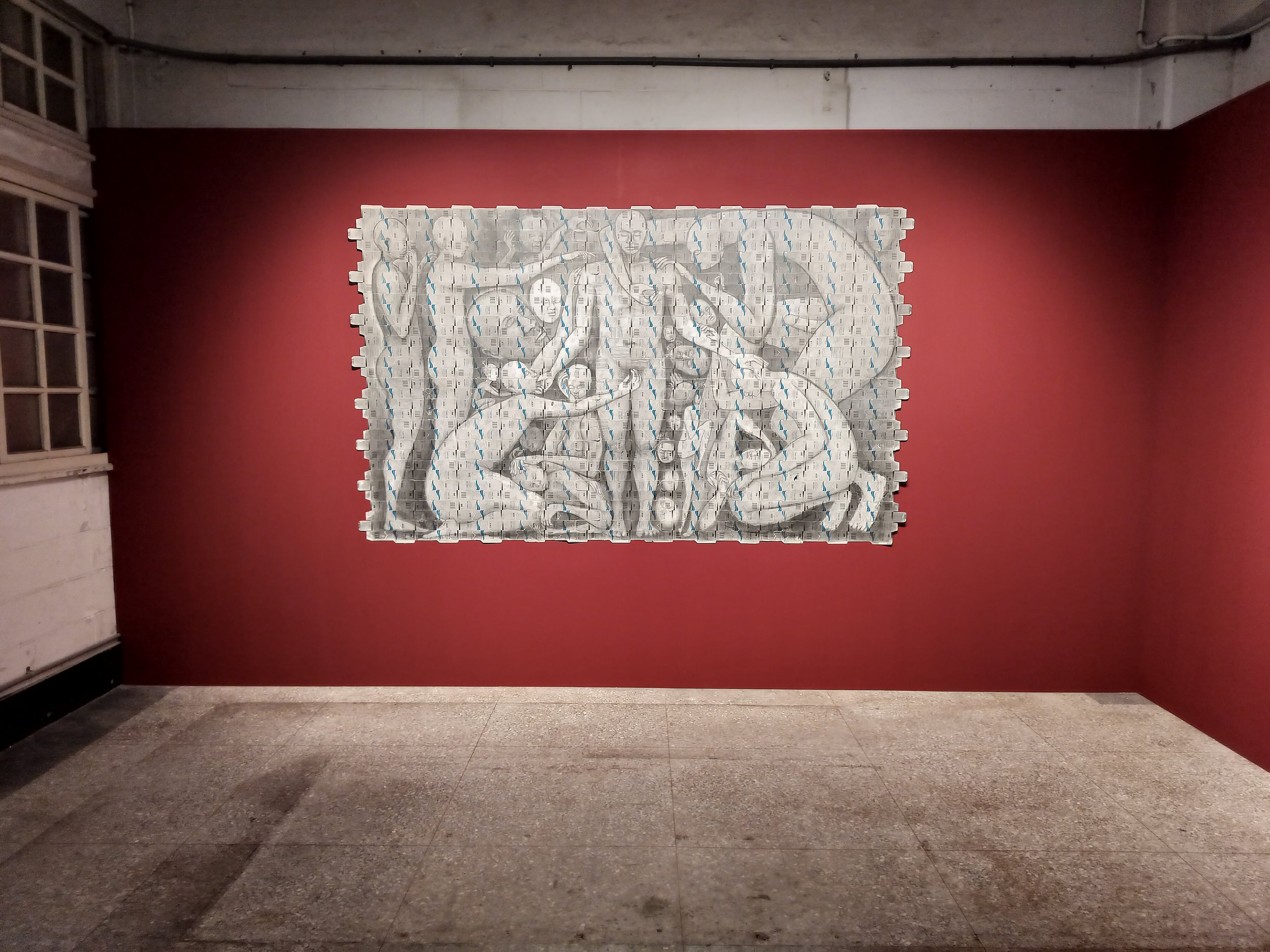 "The Questions" installed at the “Incurable Alliance: Asia-Pacific HIV+ Art Showcase” at Taiwan Contemporary Culture Lab Art Space IV, Taipei, in May 2025