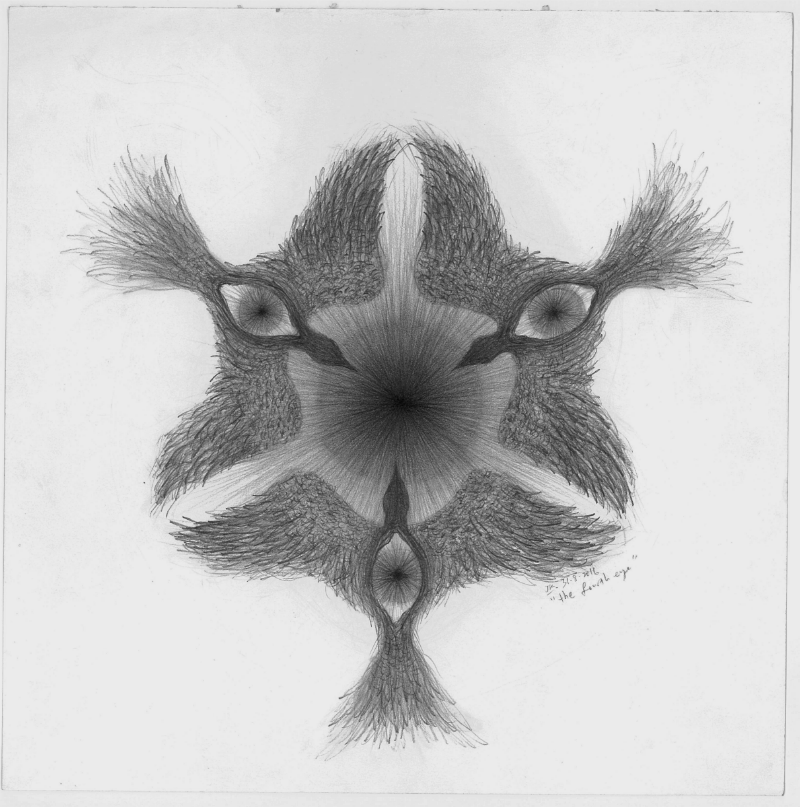 "The Fourth Eye" (2016) | Graphite on cartridge paper