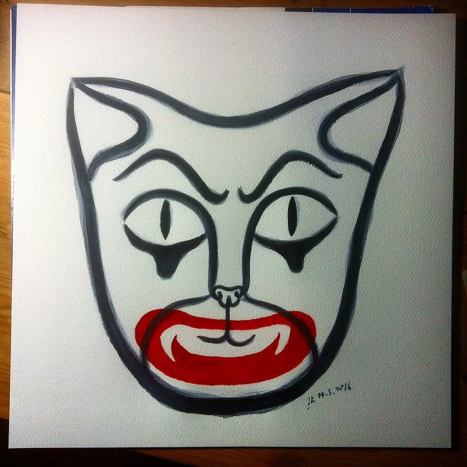 "Untitled" (2016) | Watercolour on paper | 54cm x 54cm