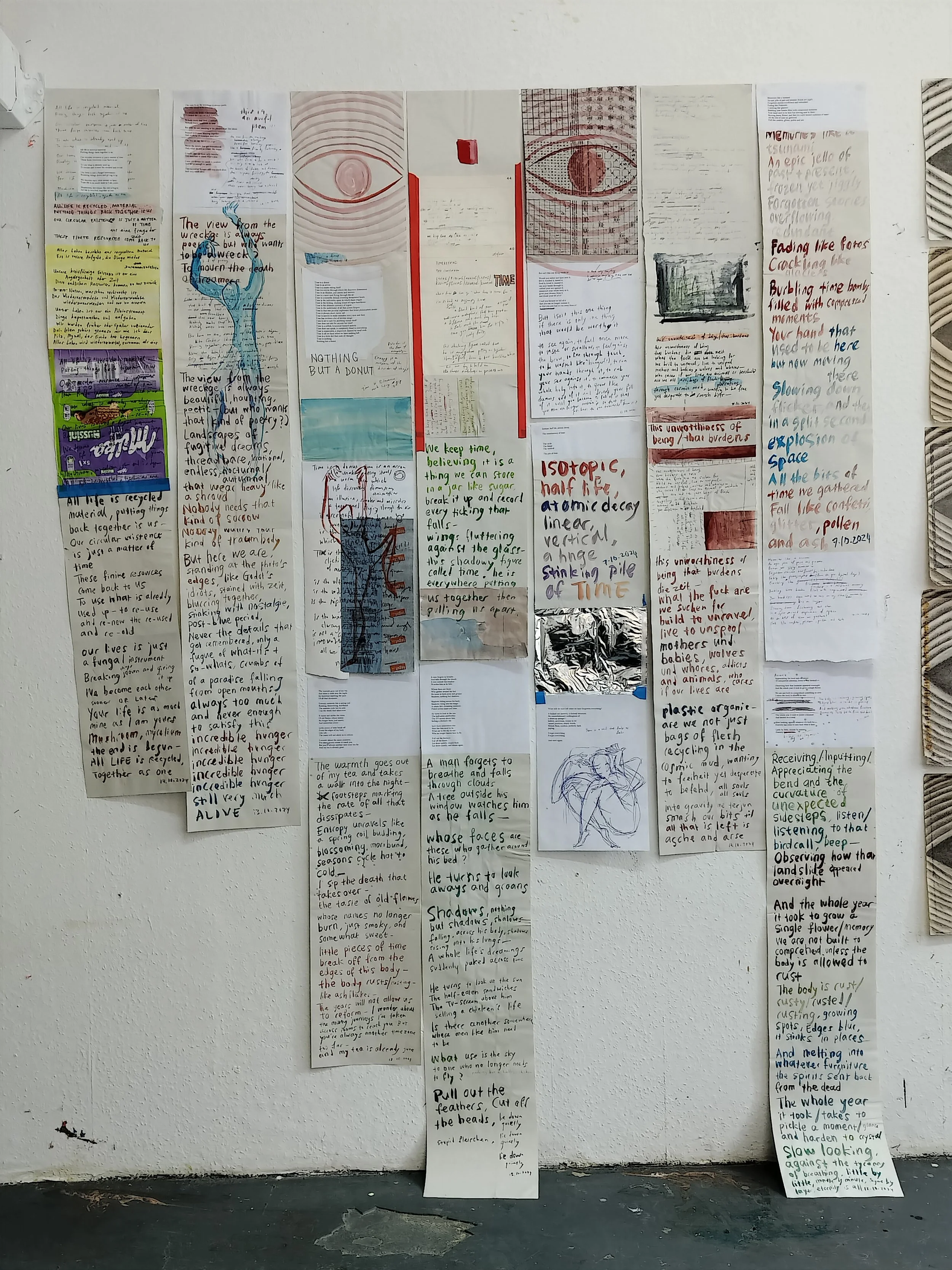 
Making of "Secret Life of Poetry" (2024) during basis e.V. Frankfurt residency