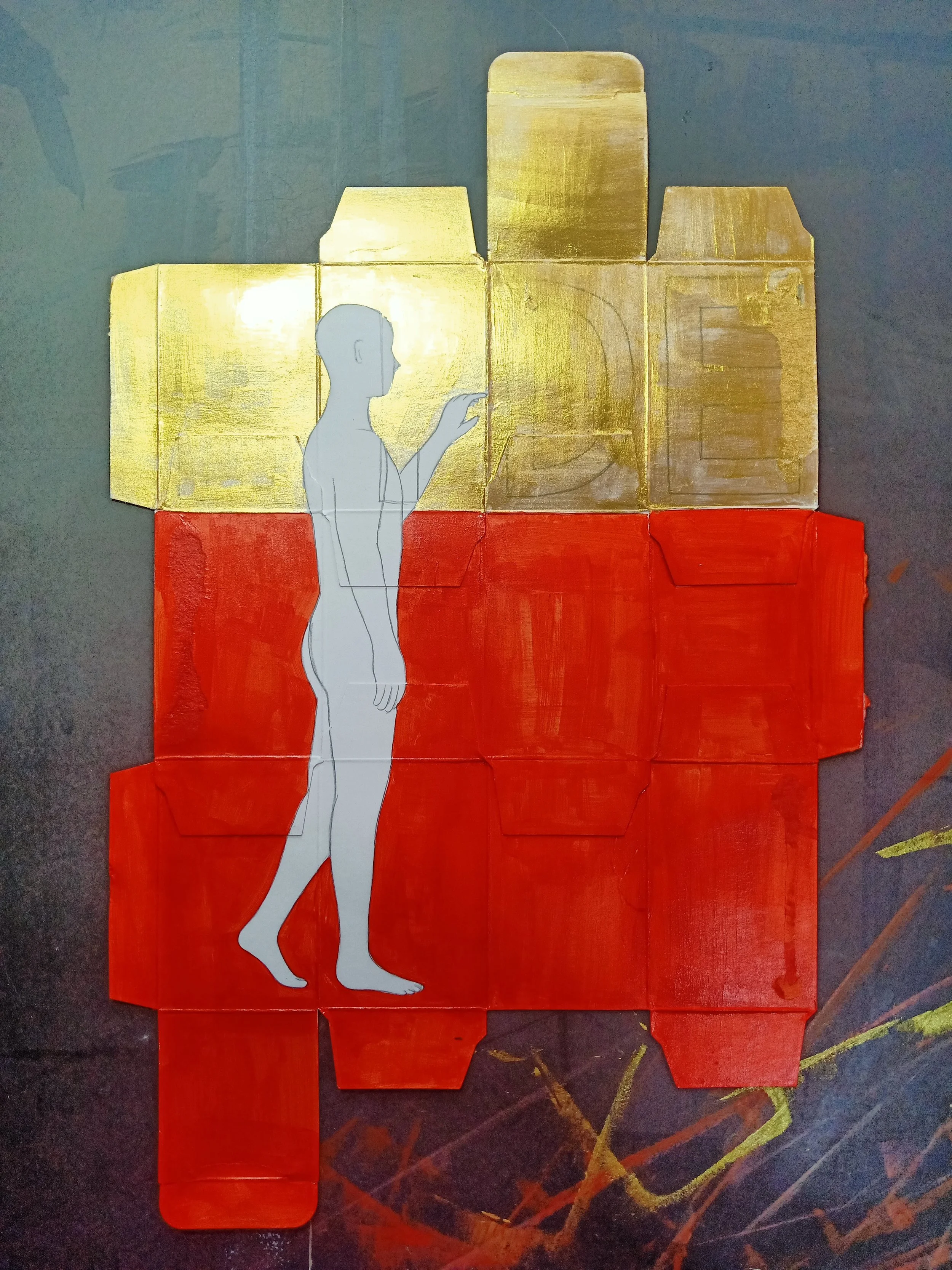 Underpainting for "Hide" (2020)