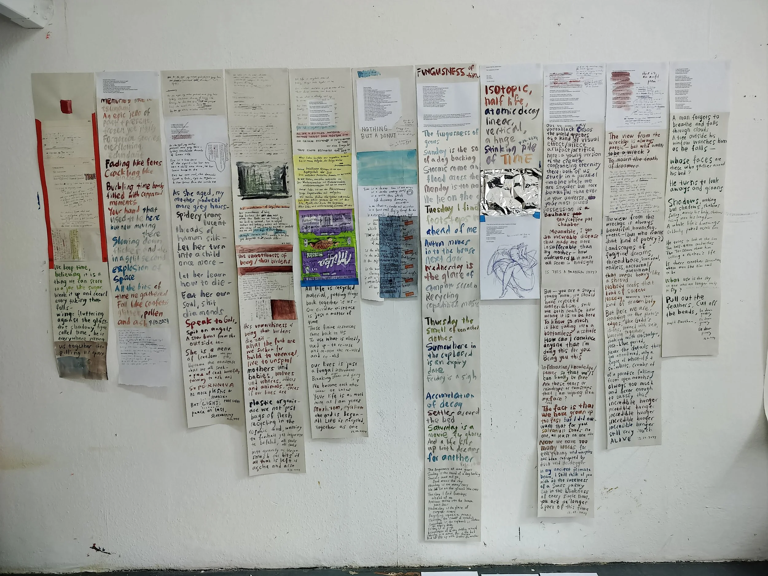 
Making of "Secret Life of Poetry" (2024) during basis e.V. Frankfurt residency
