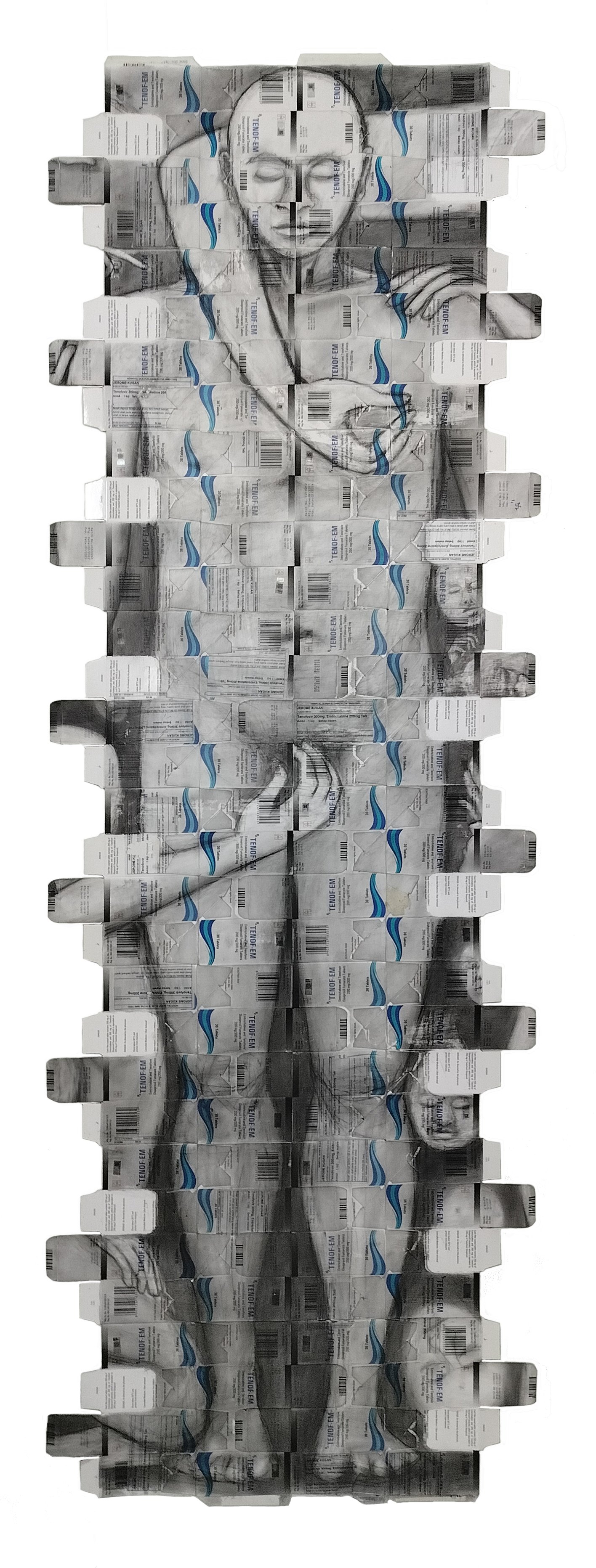 
The central panel of "The Questions"