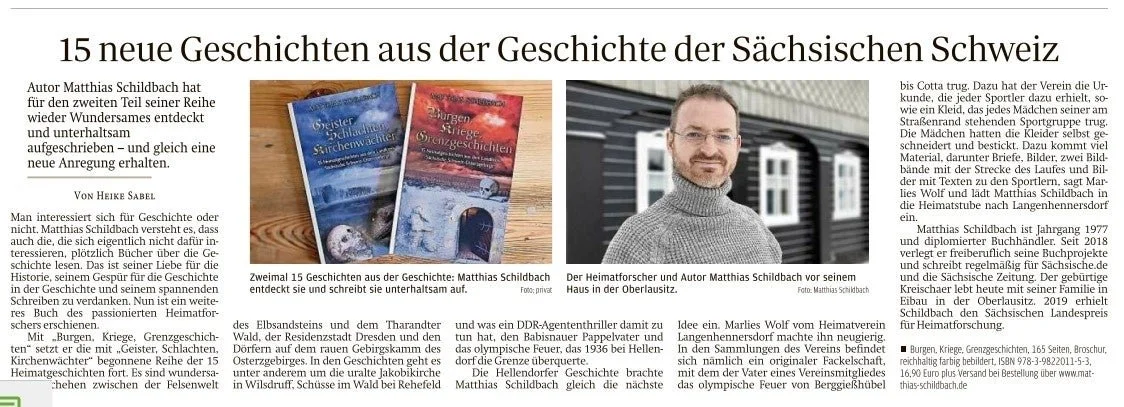 15 neue Geschichten aus der Geschichte der Sächsischen Schweiz