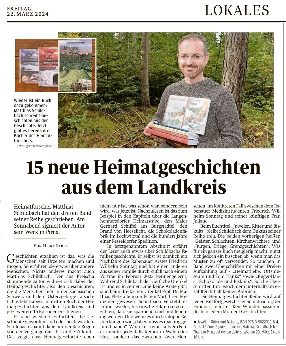 15 neue Heimatgeschichten aus dem Landkreis