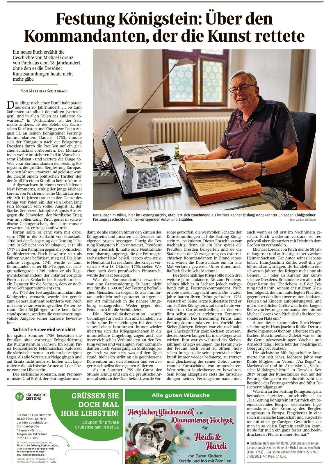 Festung Königstein: Über den Kommandanten, der die Kunst rettete