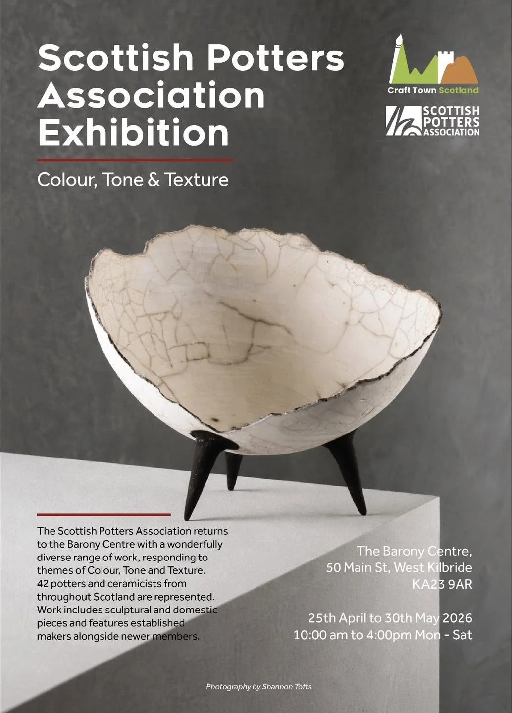 Scottish Potters Association Exhibition: Color, Tone &amp; Texture