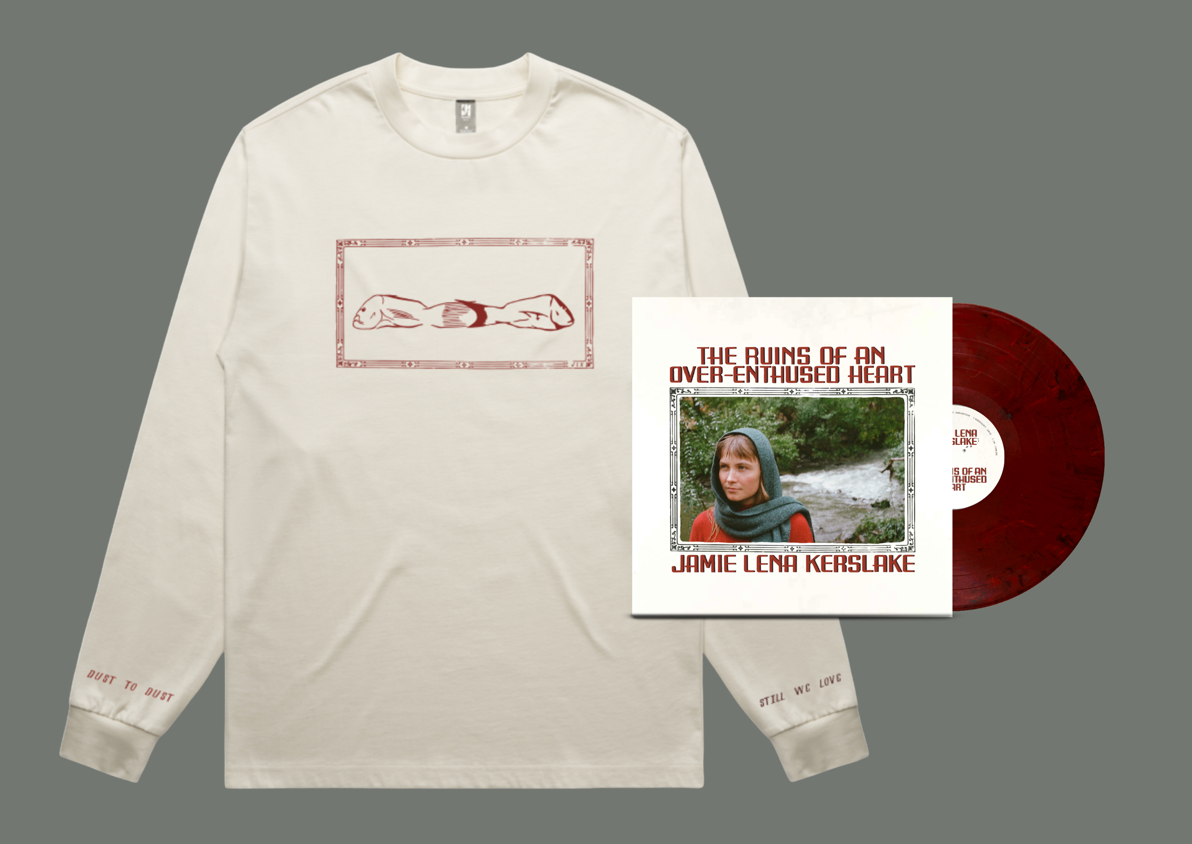 Jamie Lena Kerslake /  Long Sleeved T-Shirt & Vinyl bundle ***PRE-ORDER***