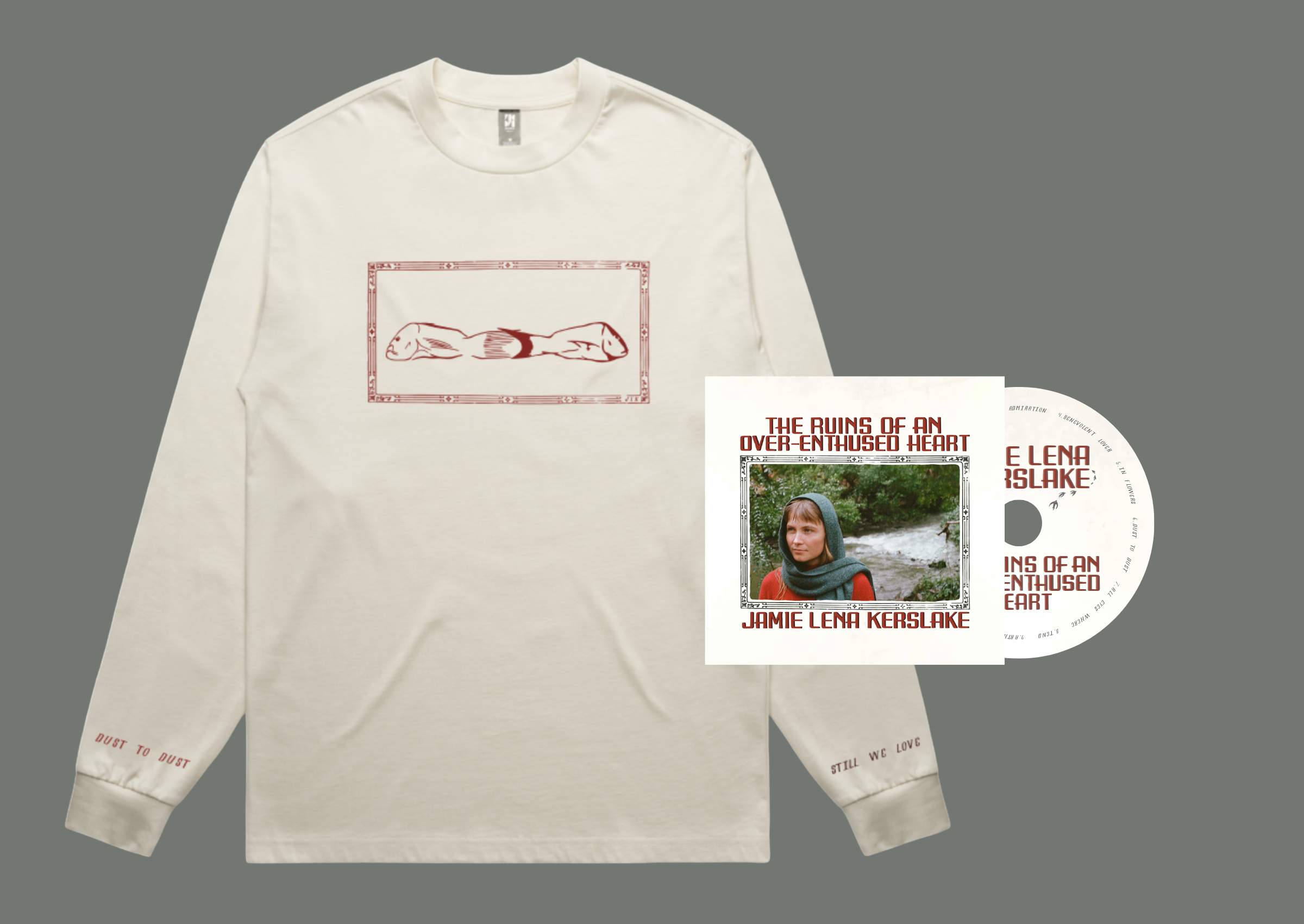 Jamie Lena Kerslake / Long Sleeve T-Shirt & CD bundle ***PRE-ORDER***
