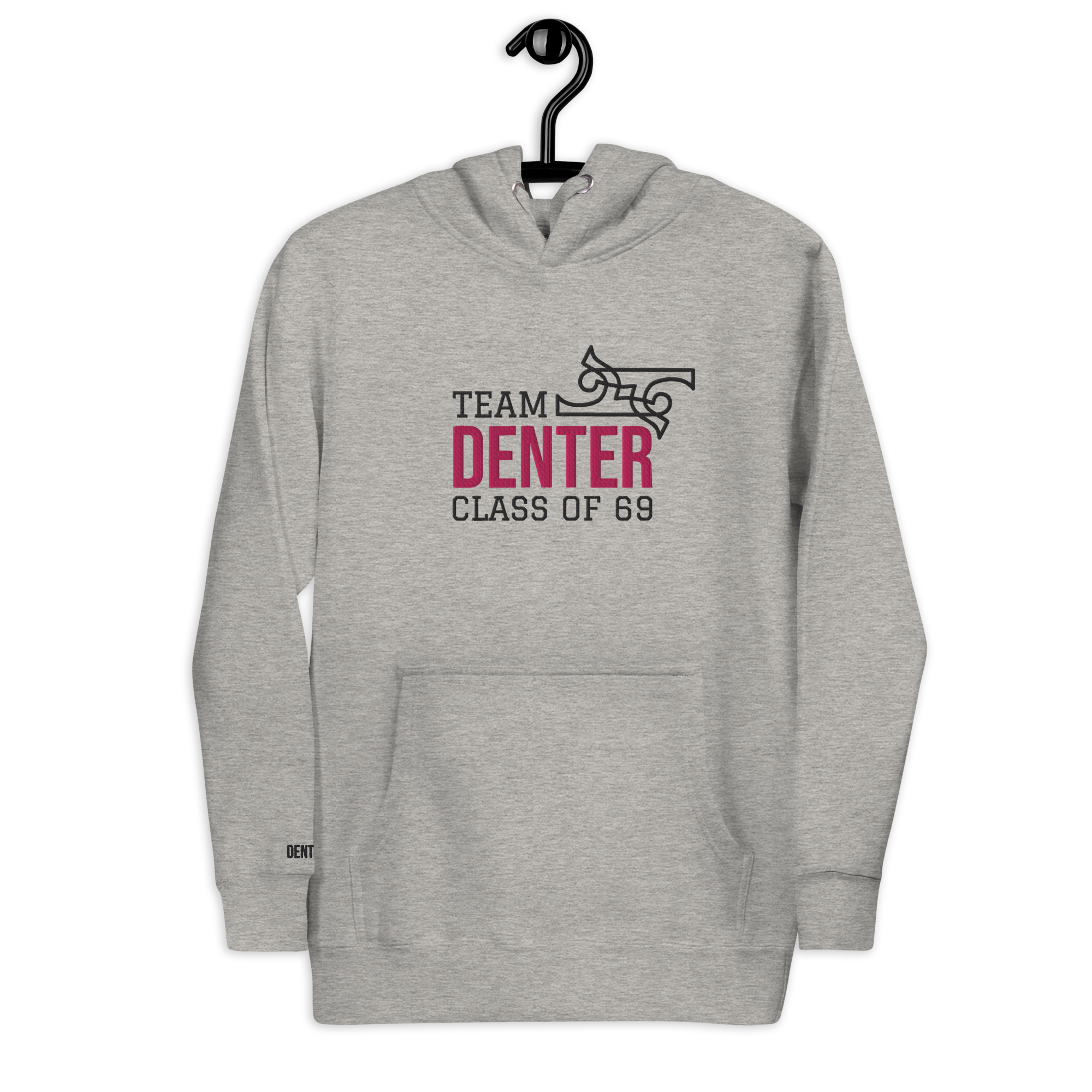 Embroidered Hoodie: Team Denter