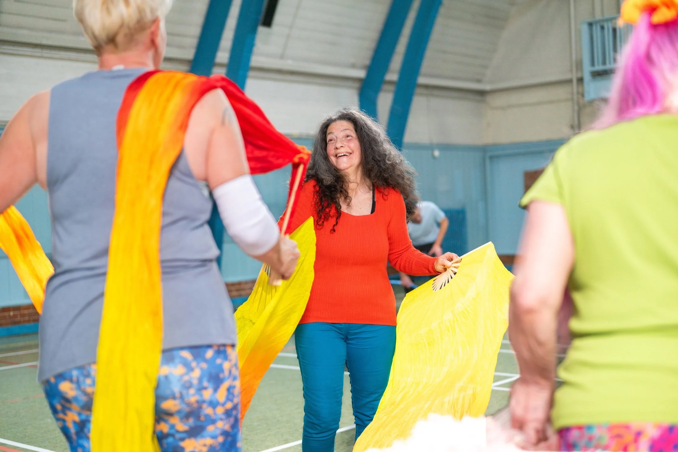 People taking part in a community day service
