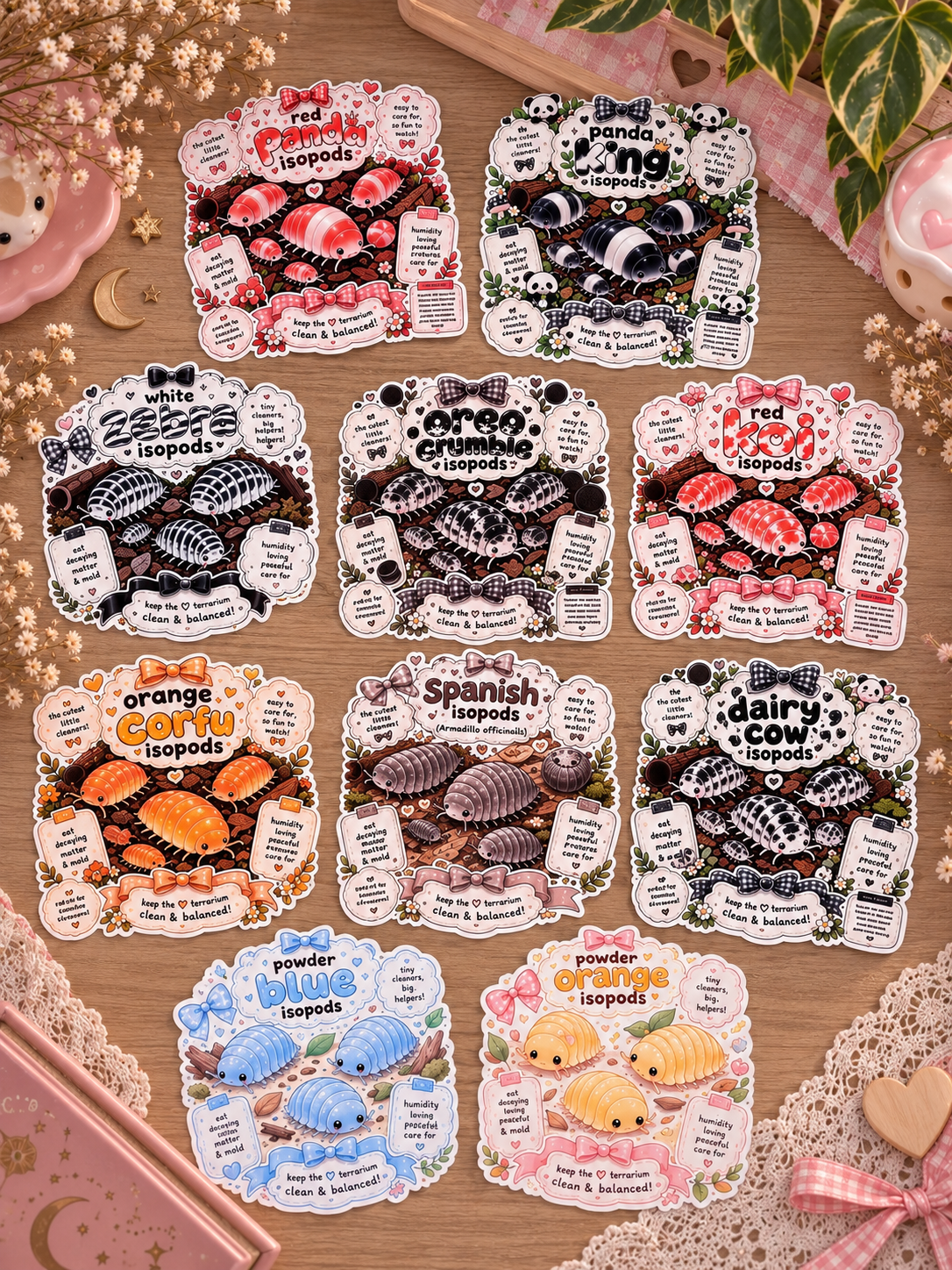 Isopod Stickers
