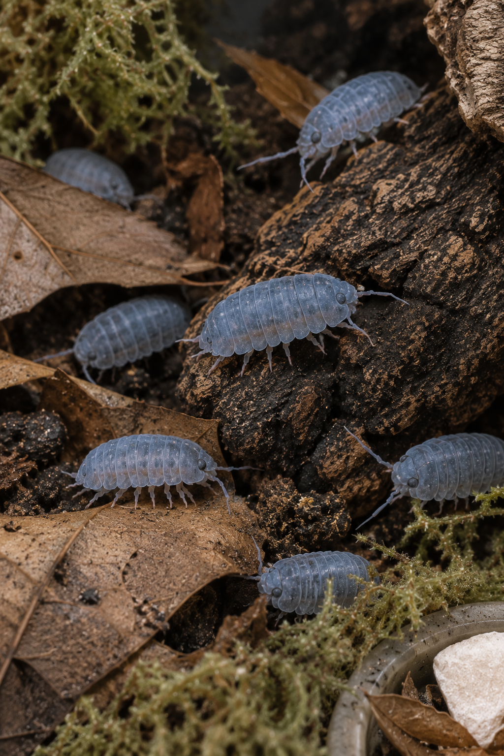 Powder Blue Isopods (10 Pieces)