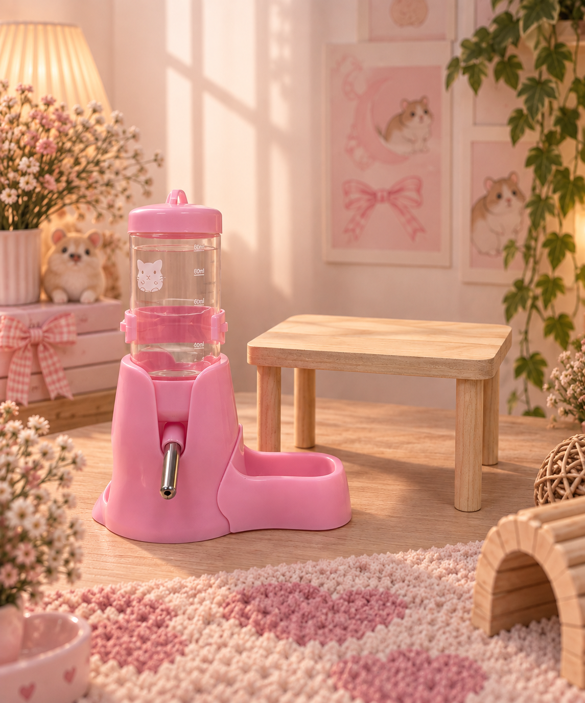 Hamster Water & Feeding Station