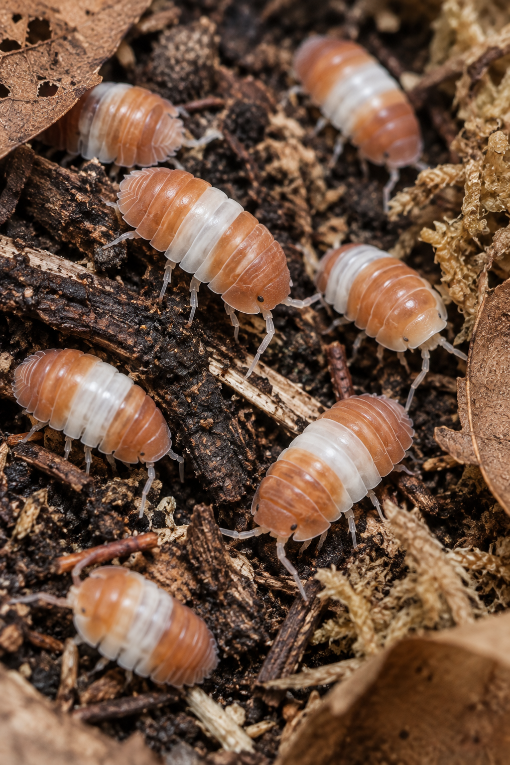 Red Panda Isopods (10 Pieces)