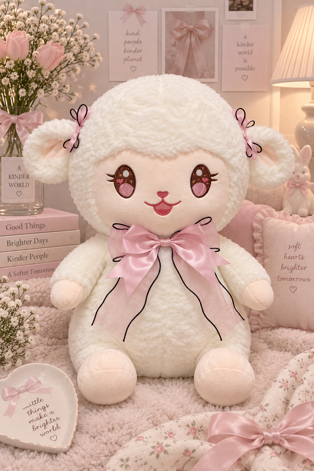 Rose Moon Sheep Plushie