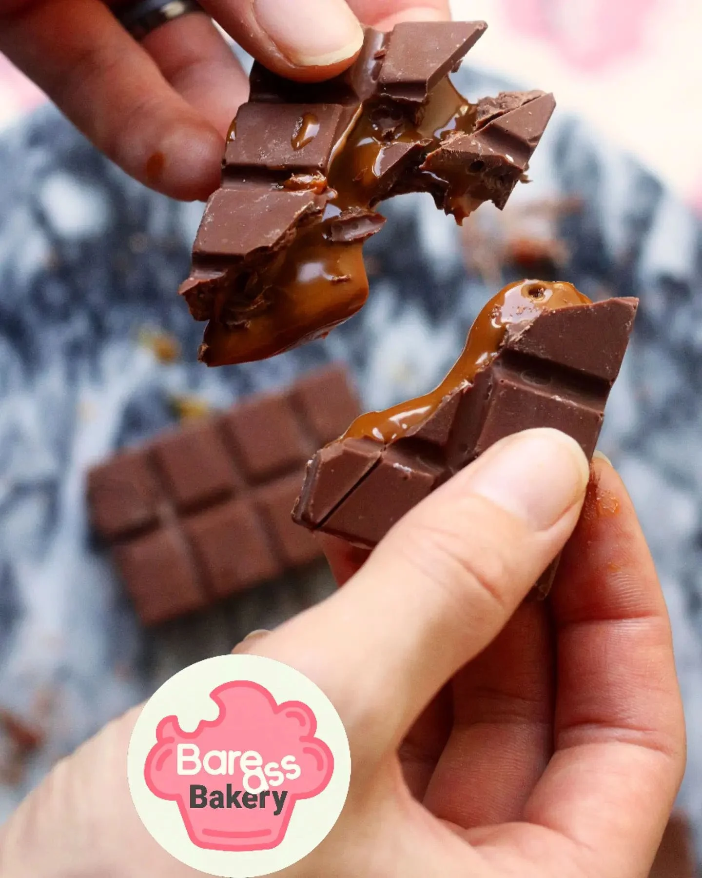 Mini Caramel Chocolate Bars x3