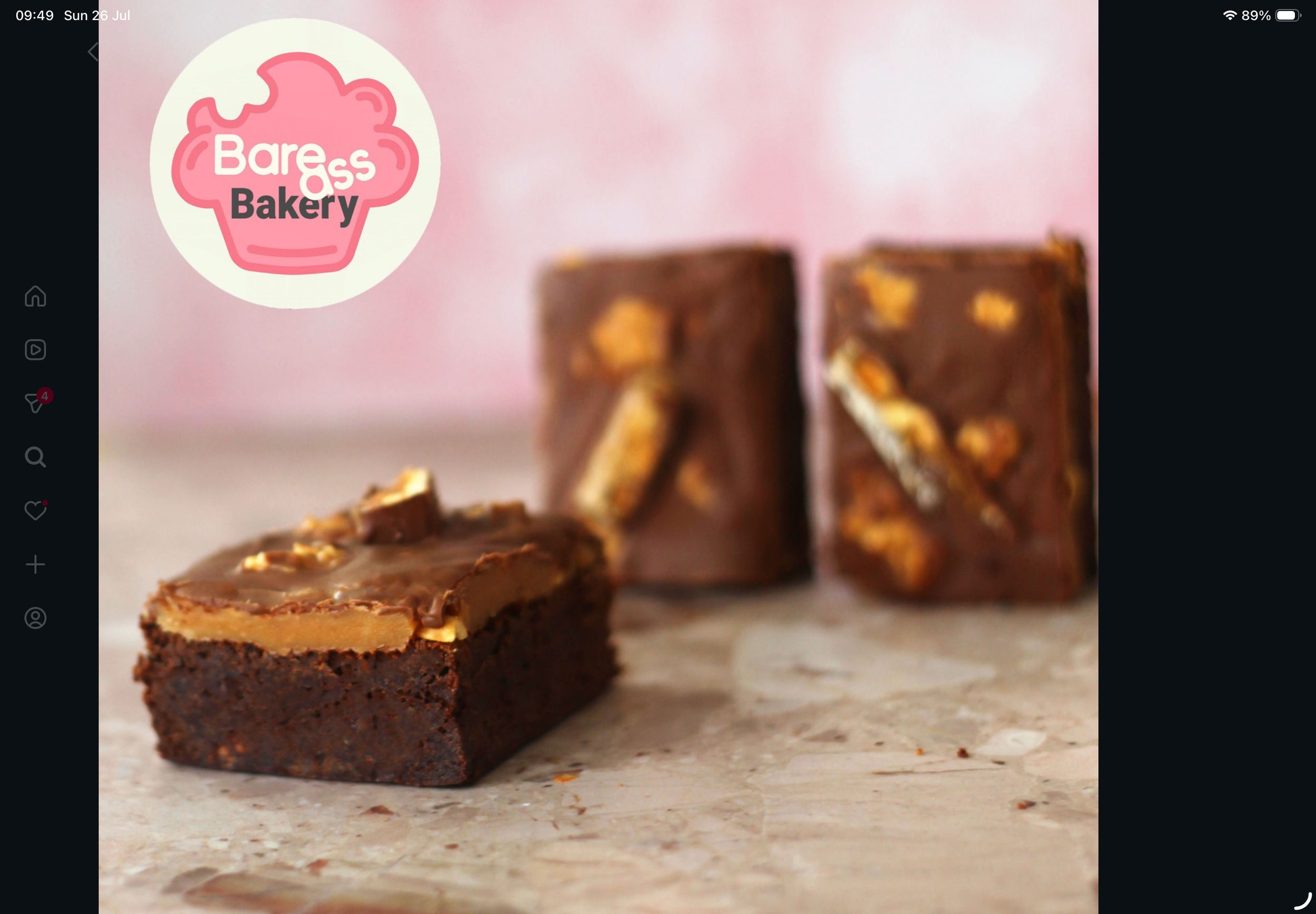 Snickers Billionaire Brownie