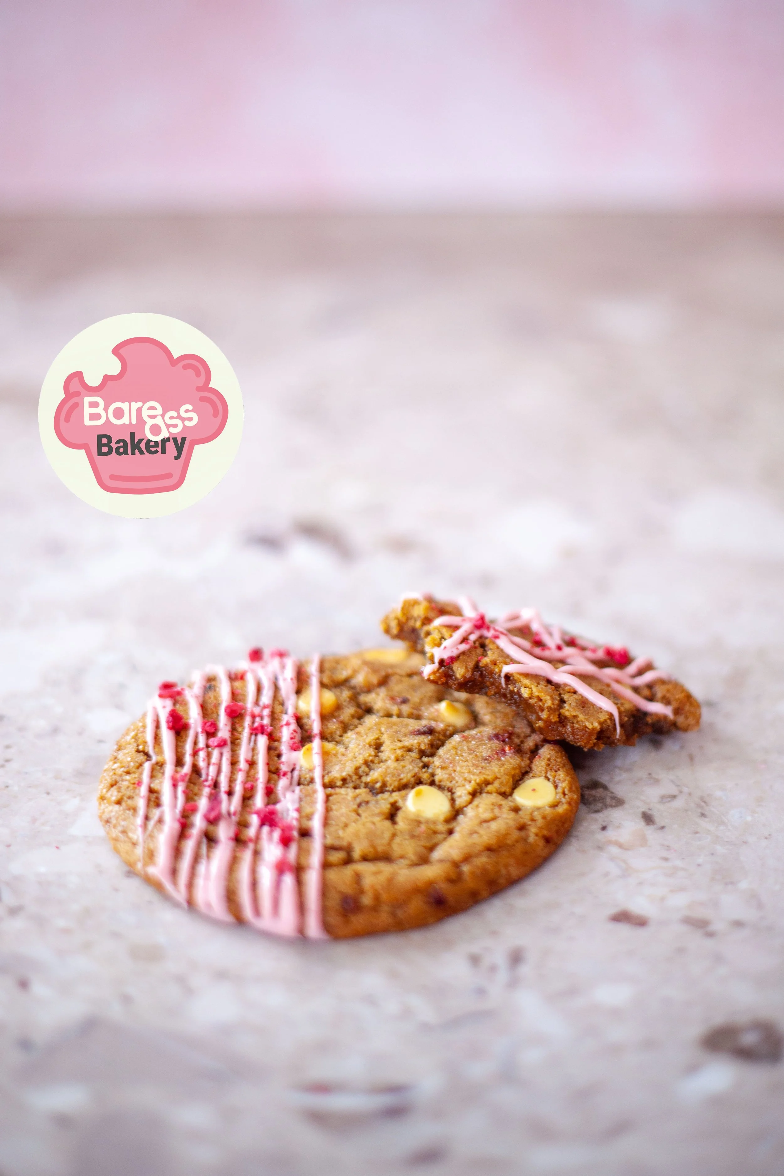 Rose Raspberry Cookie