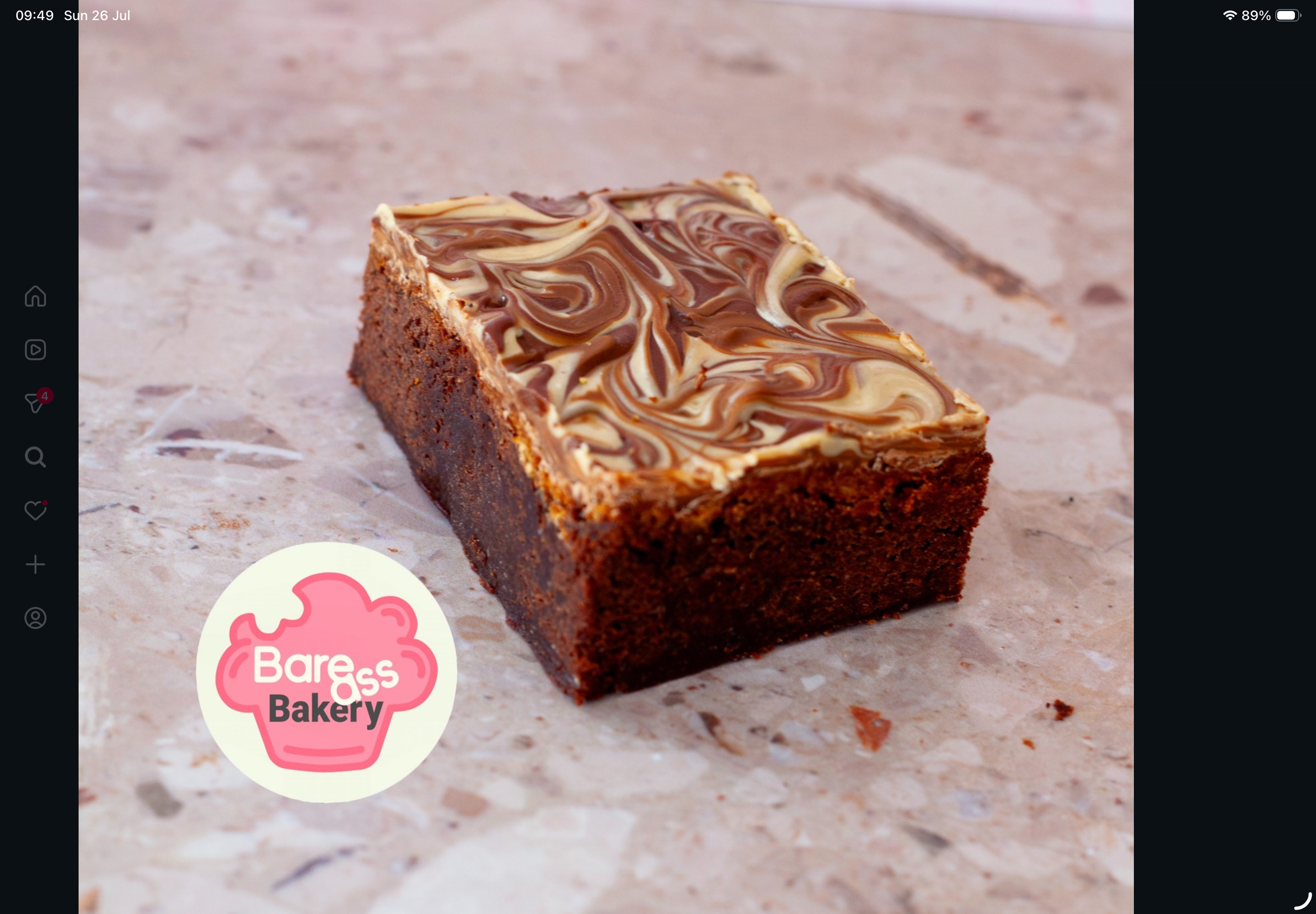 Kinderella Swirl Brownie