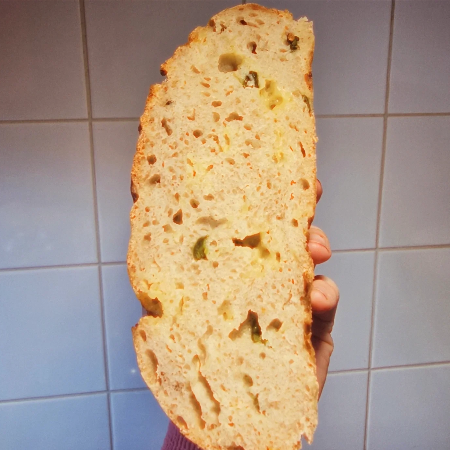 Jalapeño Cheese Sourdough (Large Loaf)