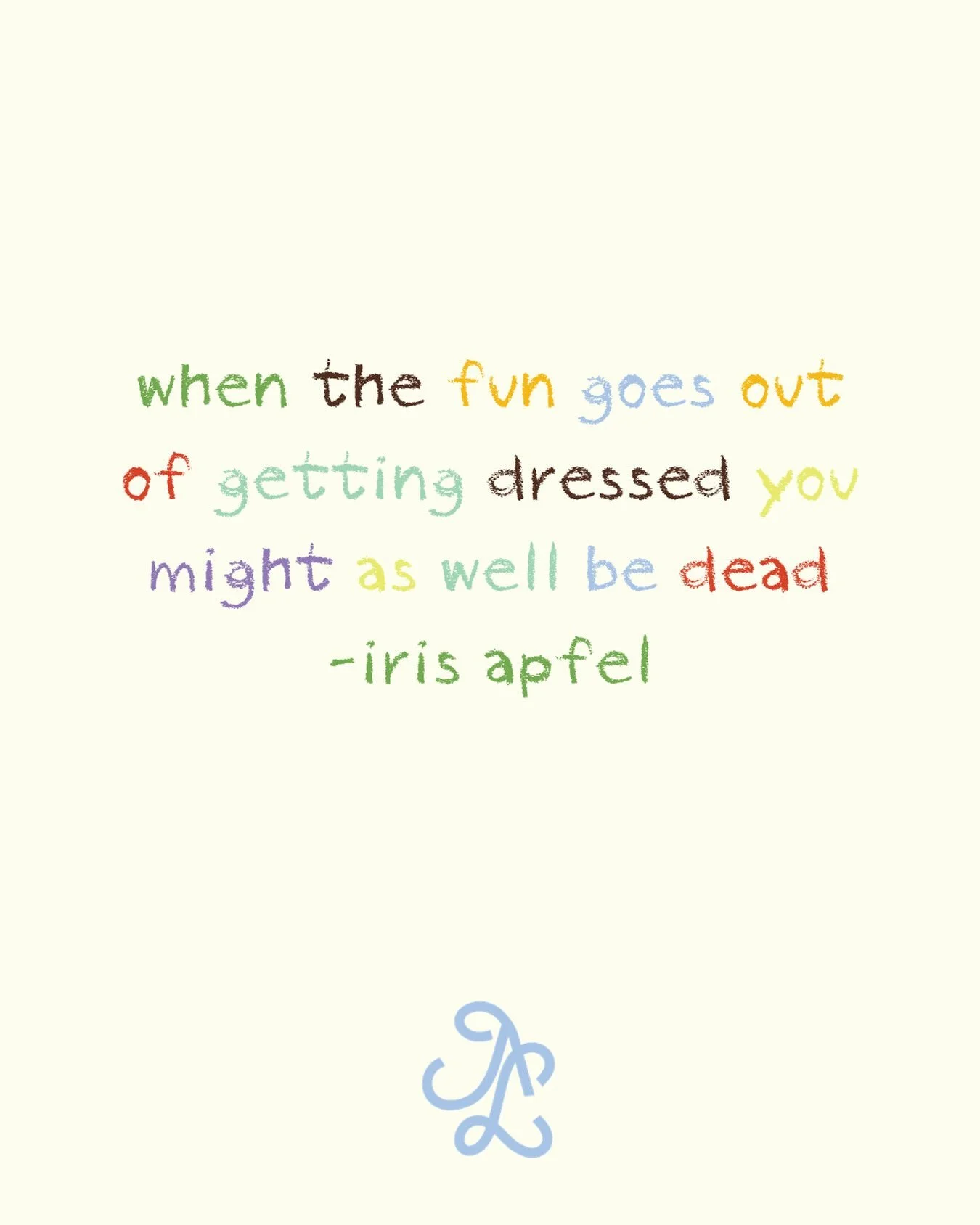 She knew getting dressed should be fun.

From the Retail Archives: When I was working at STORY, the one and only Iris Apfel complimented my outfit. I&rsquo;m still riding that high.