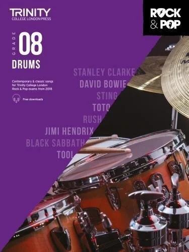 Trinity Rock &amp; Pop - Grade 8 - Drums