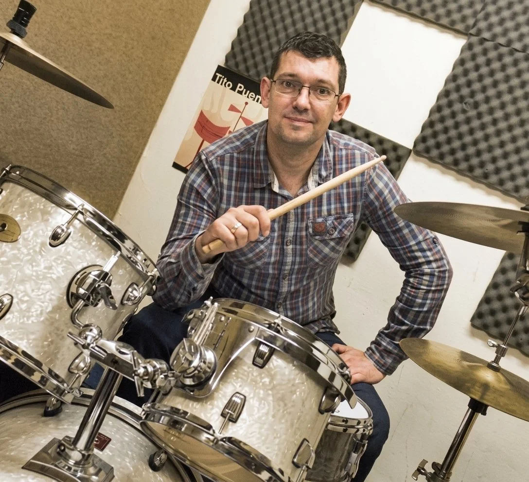 Picture of drum teacher Ben Garraway