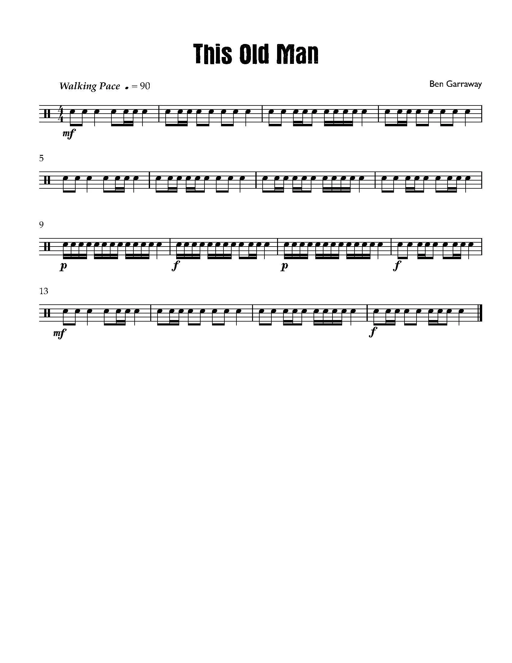 Snare Drum - This Old Man - Pre Grade 1 - Full Score.jpg