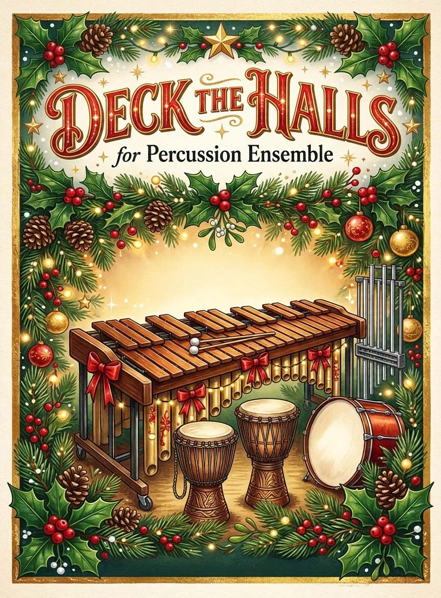 Deck the Halls - Percussion Ensemble - Beginner to Grade 3
