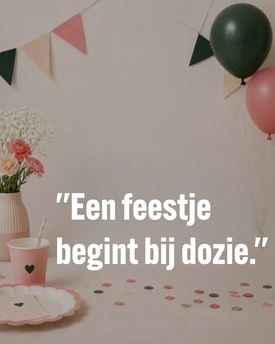 Jij kiest het feest.
Ik zorg voor de details.

Welkom in de wereld van dozie. ❤️

#feestidee #feestje #partybox #themafeest