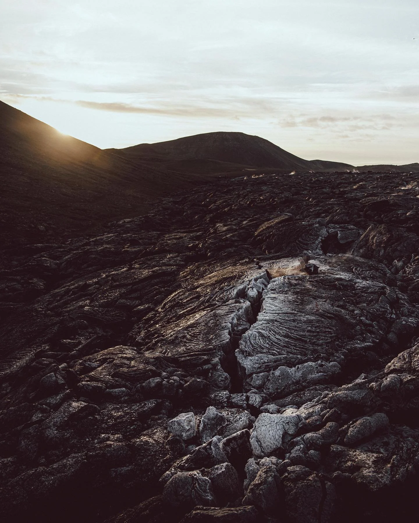 The floor is Lava&hellip;. Literally 🔥 

I always wanted to shoot what was left of Mordor, the volcanic rocks still roasting underground letting off pockets of hot steam all around. 

The textuers and mood were on point this day! 🗿