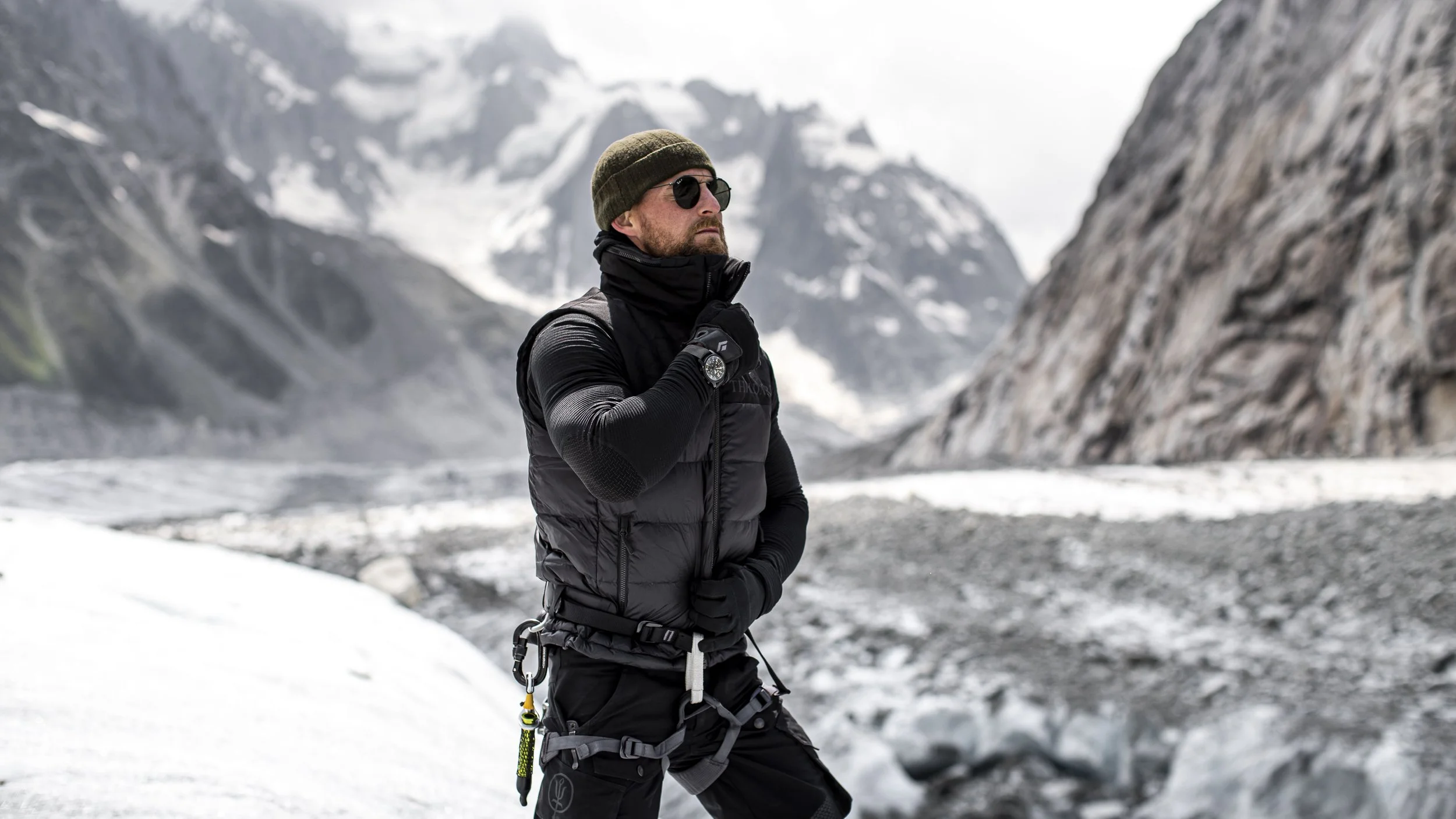 Commercial Product Shoot For ThruDark in Chamonix - By Matt Hardy