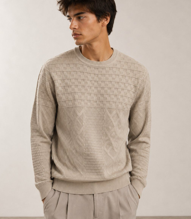 Pull Signature - Maille Texturée