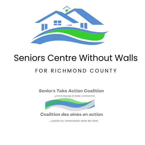 Seniors Centre Without Walls for Richmond County and Seniors Take Action Coalition logos