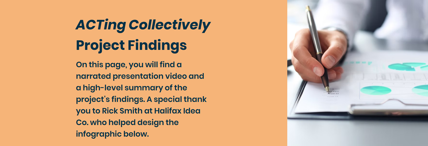 ACTing Collectively Project Findings – narrated presentation video and summary