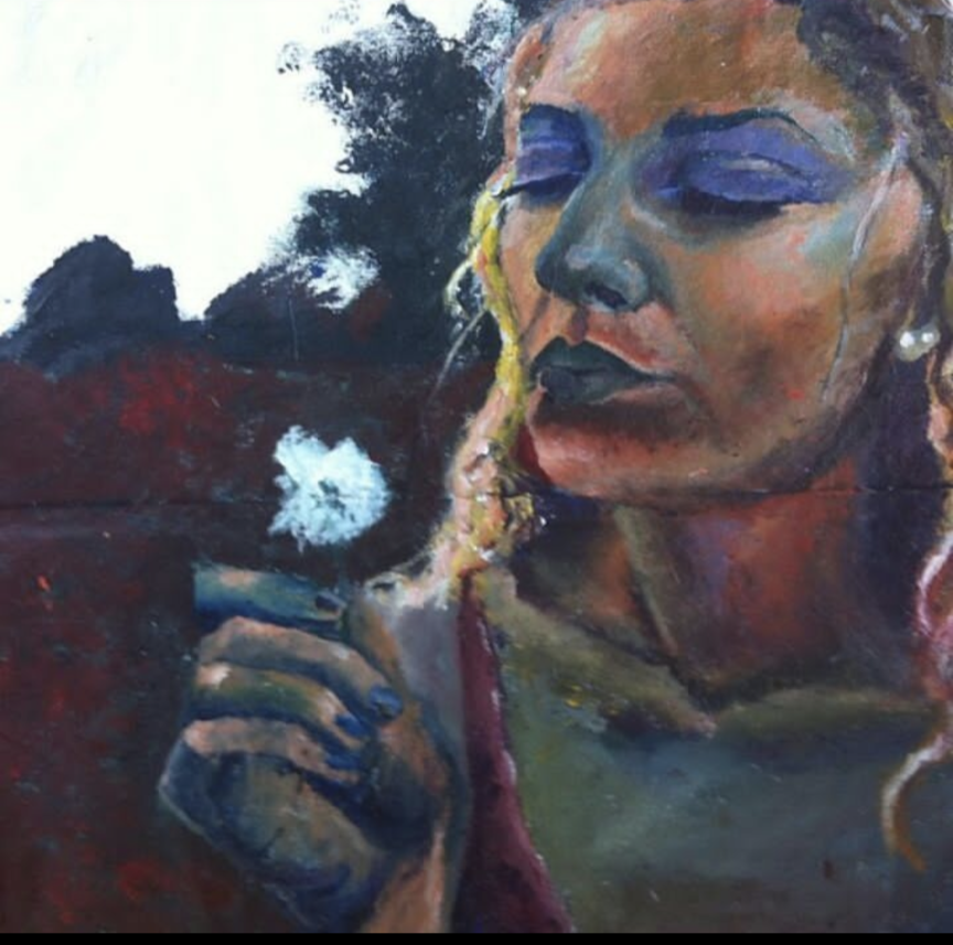 The Expressionist
Acrylic on unstretched canvas
14"x14"
2013