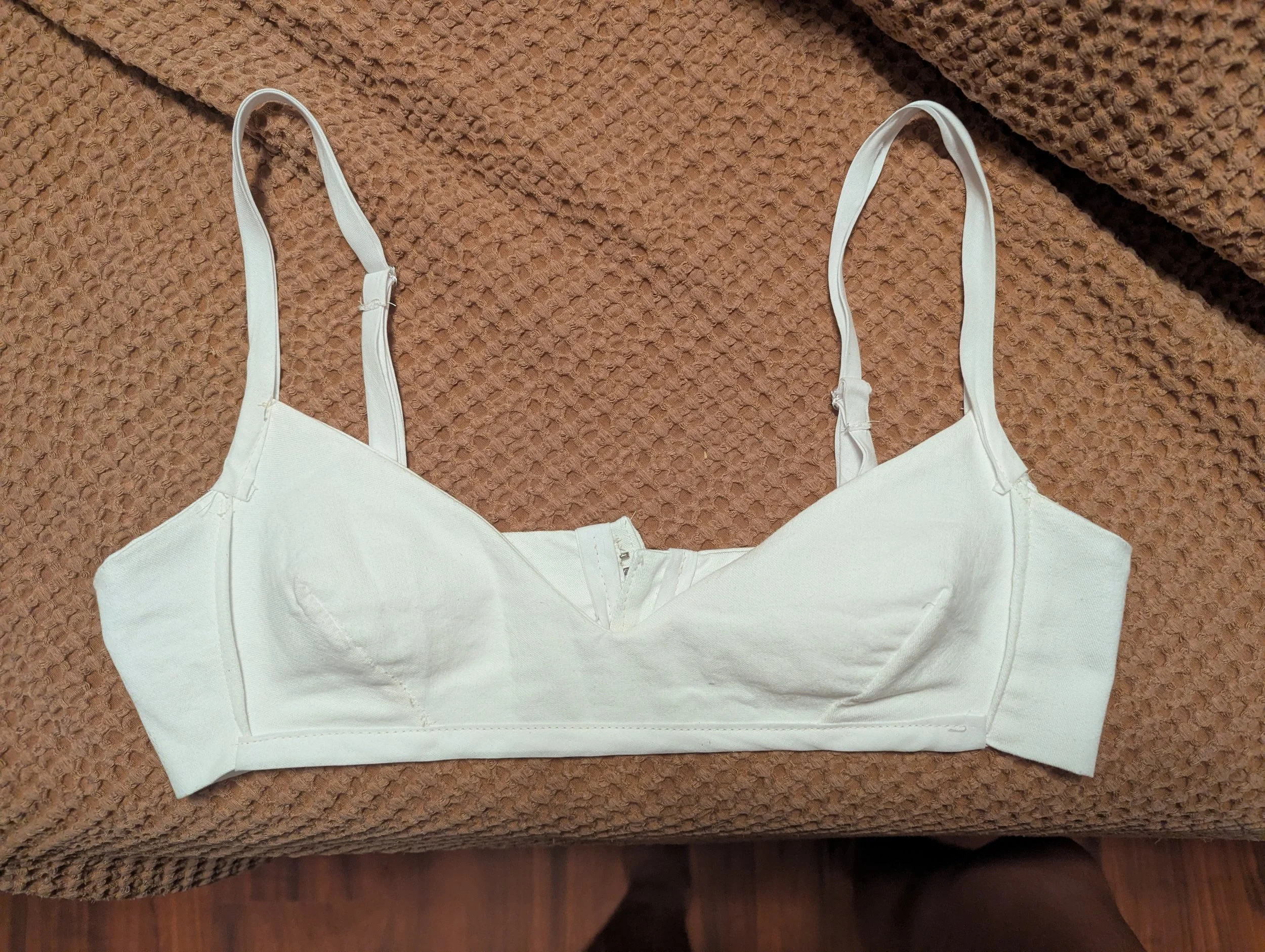Cotton Bralette (Front)
Original Design - Machine sewn cotton
2026