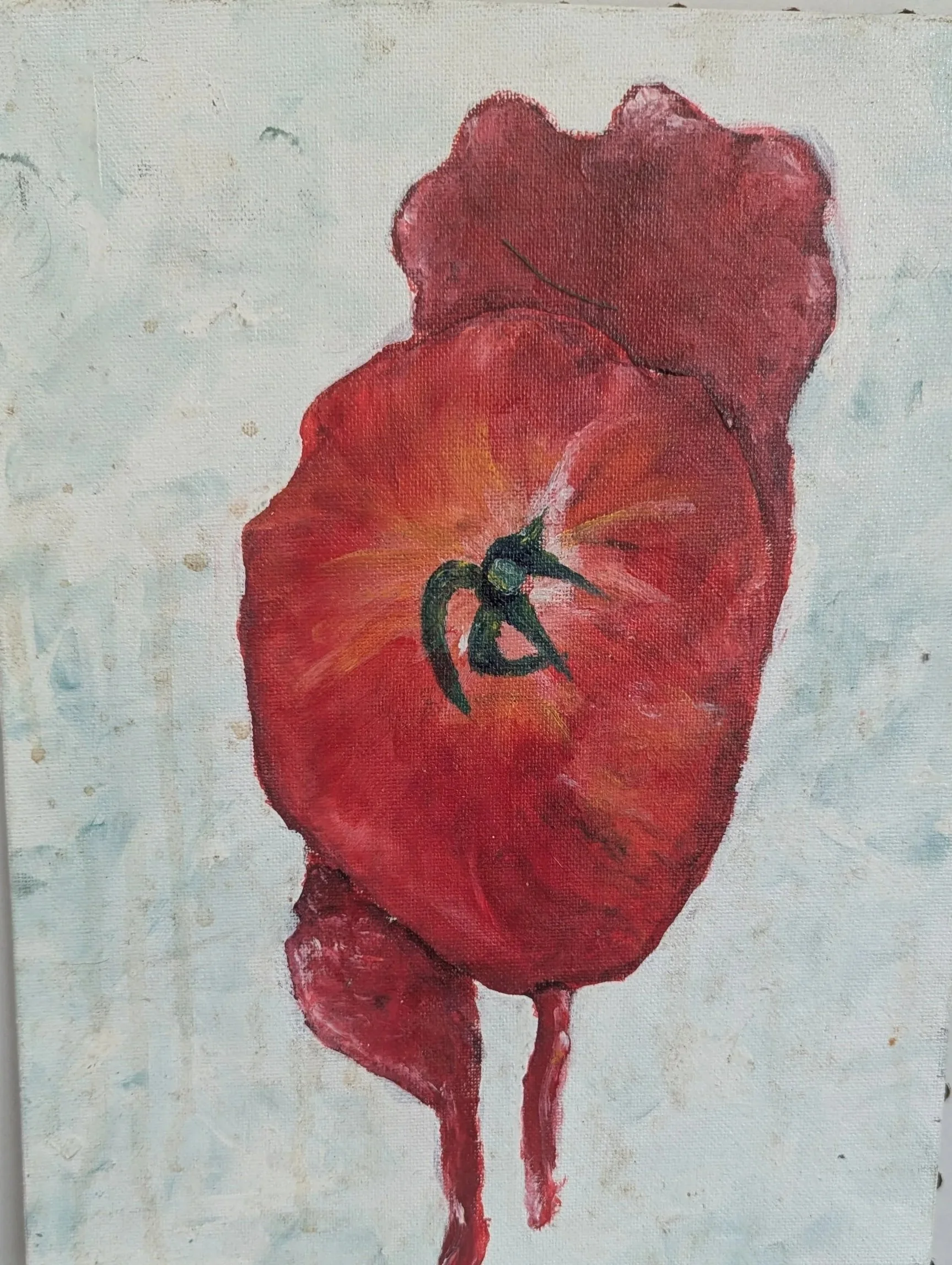Tomato Blood
Oil on Canvas
8"x11"
2018