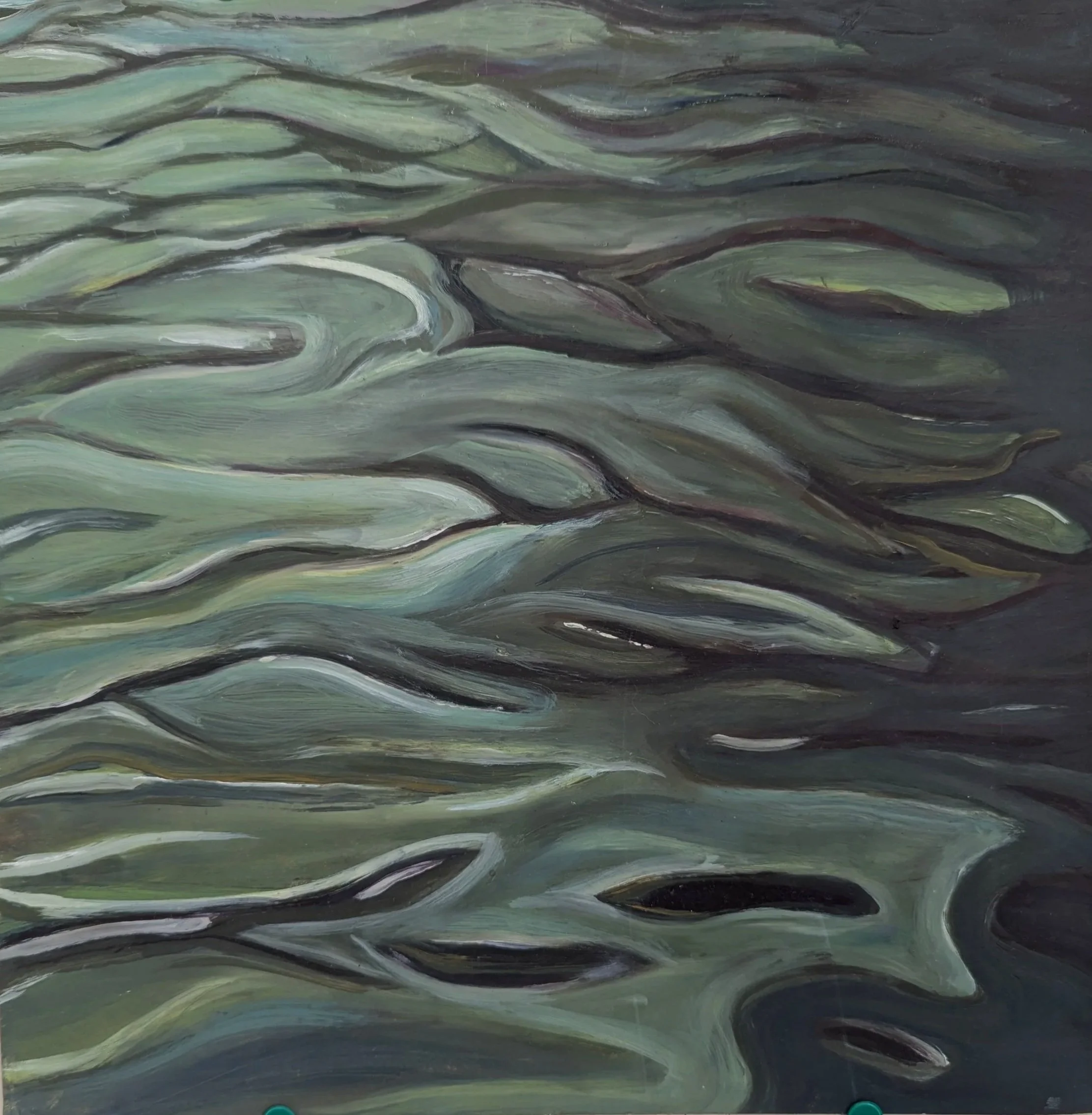 Water Study 1
Oil on matte board
12"x12"
2025