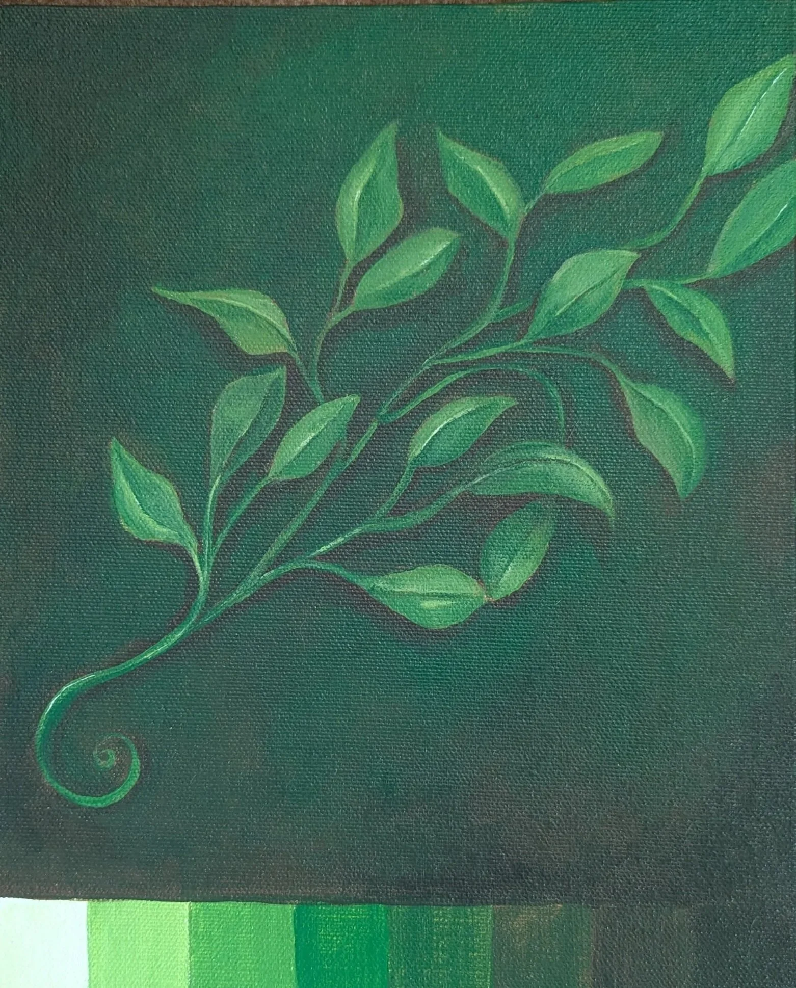 Value Study - Green
Acrylic on canvas
8"x11"
2026