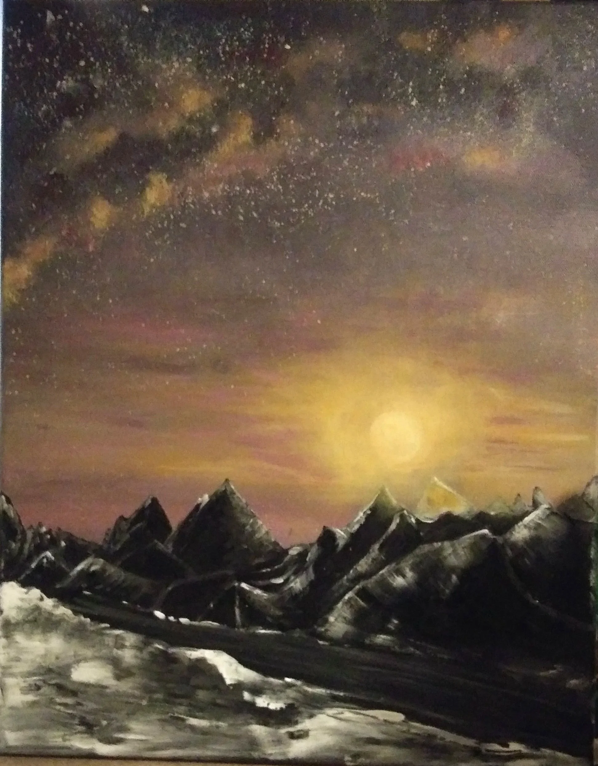 Twilight
Acrylic on canvas
18"x24"
2018