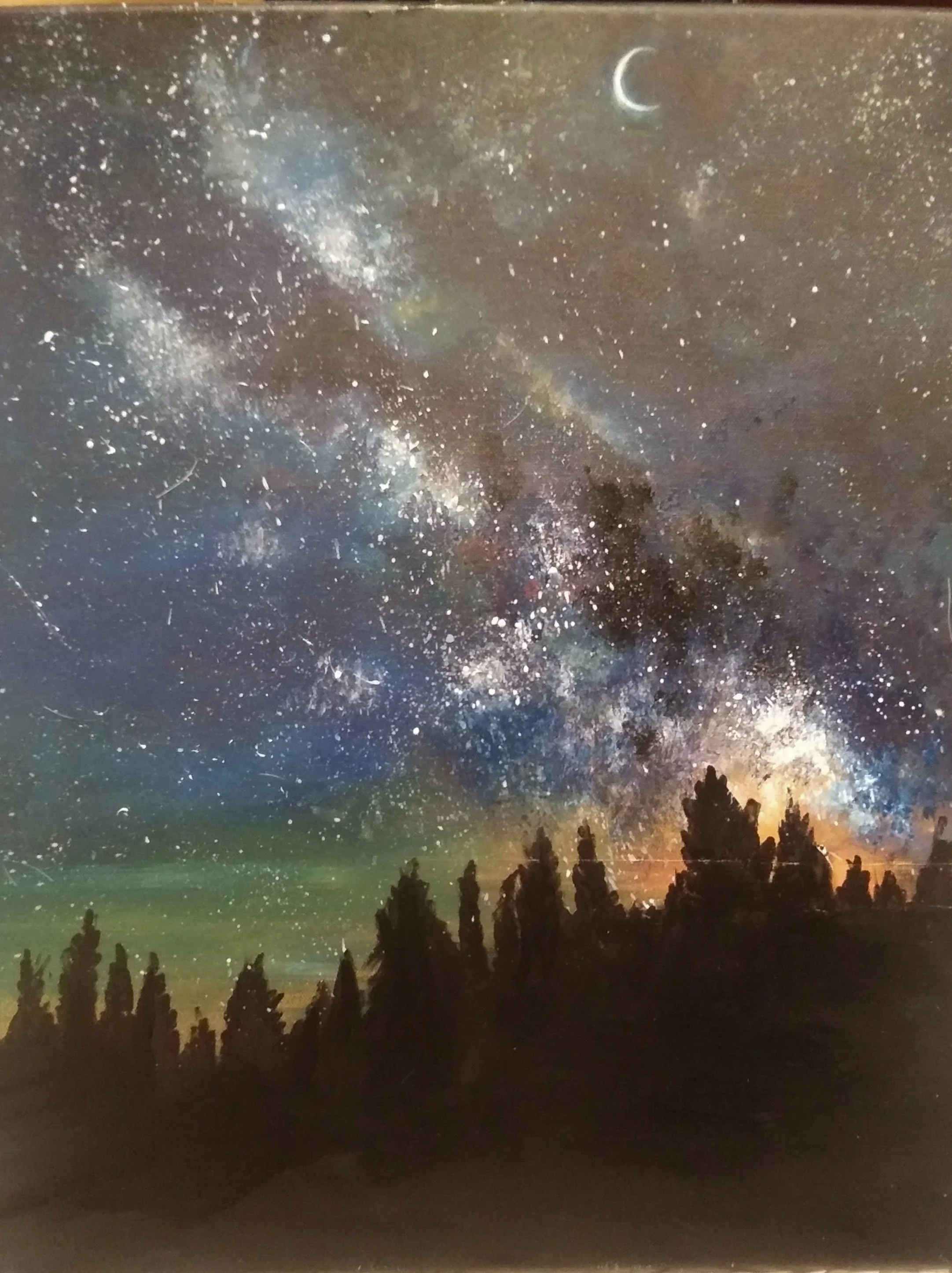 Night
Acrylic on canvas
18"x24"
2018