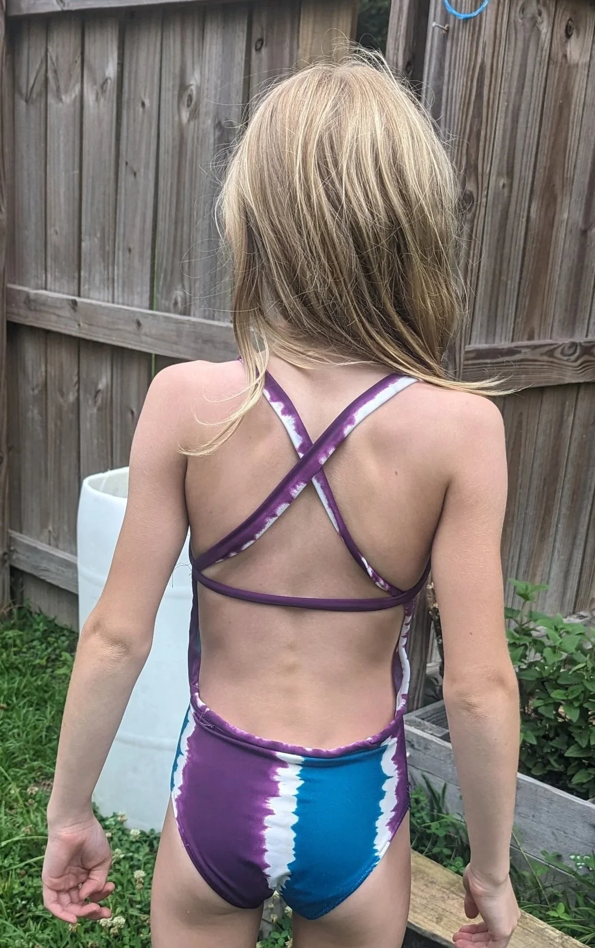 Girl's Swimsuit (Back)
Original design - machine sewn nylon and liner
2023