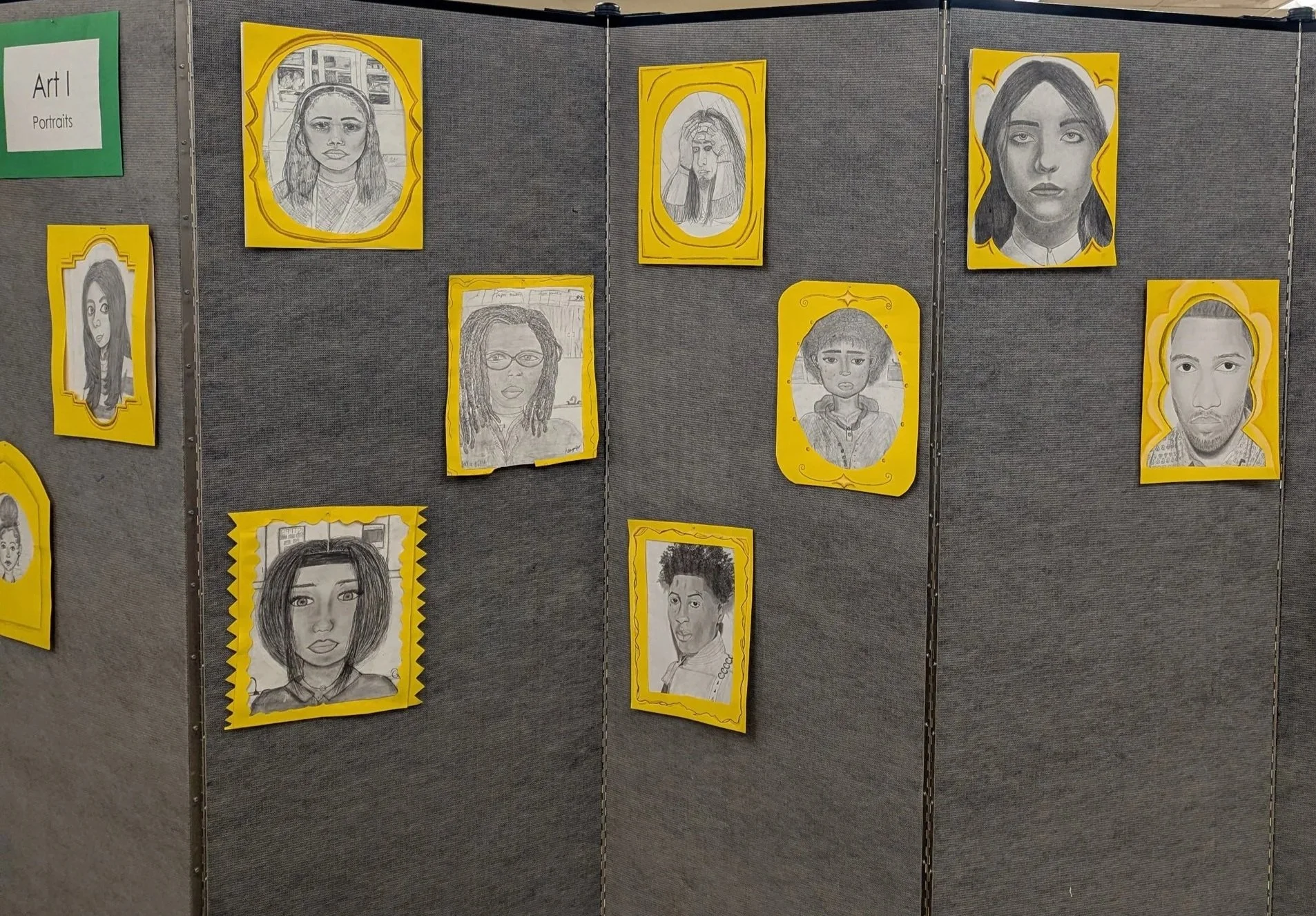Art I Self Portrait Showcase
Salmen High School Students - Art I
2025