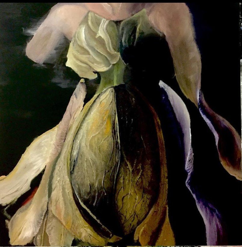 Flower Woman
Oil on wood panel
24"x36"
2015
