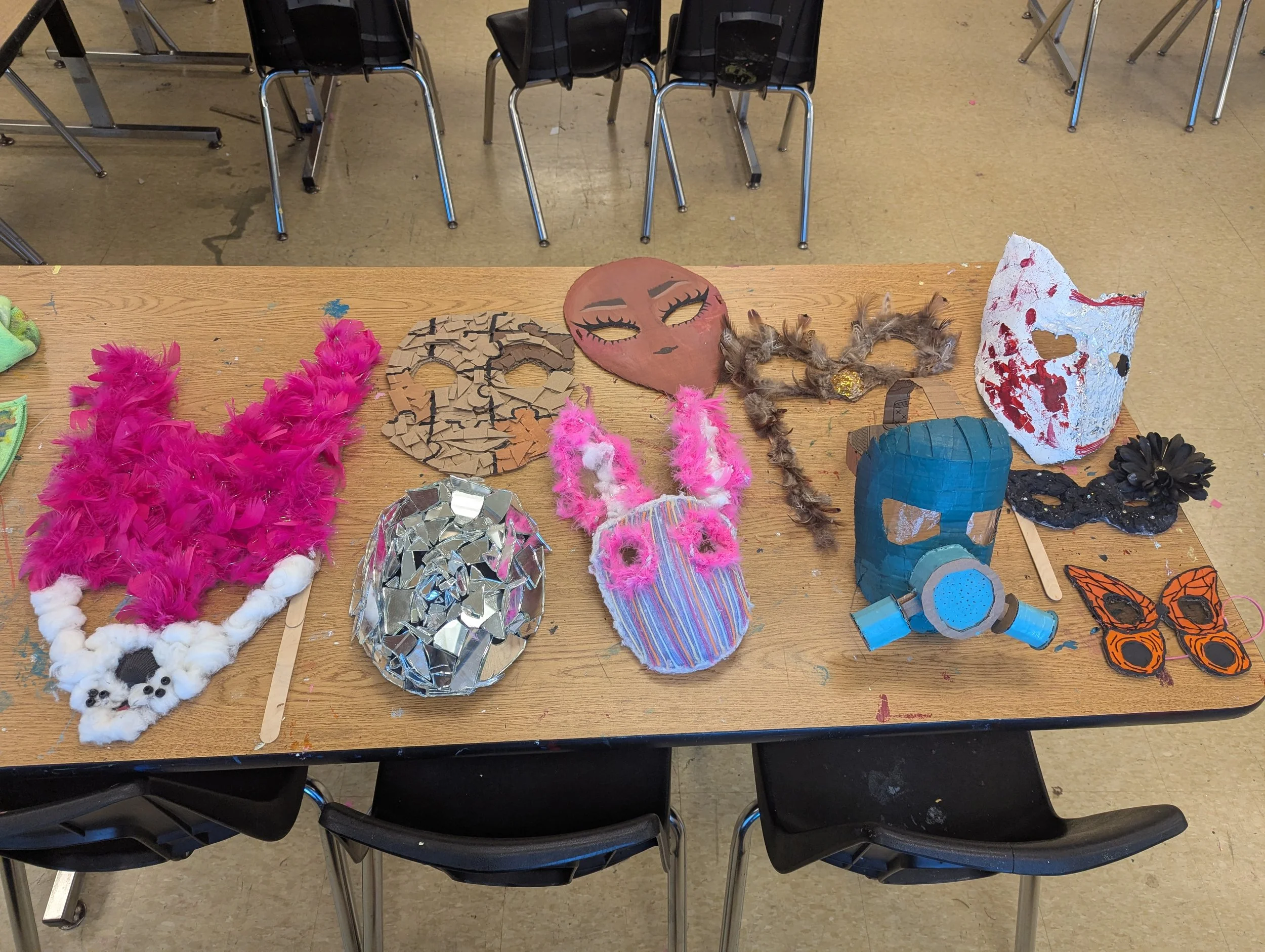 Masks
Salmen High School Students - Art II
2026