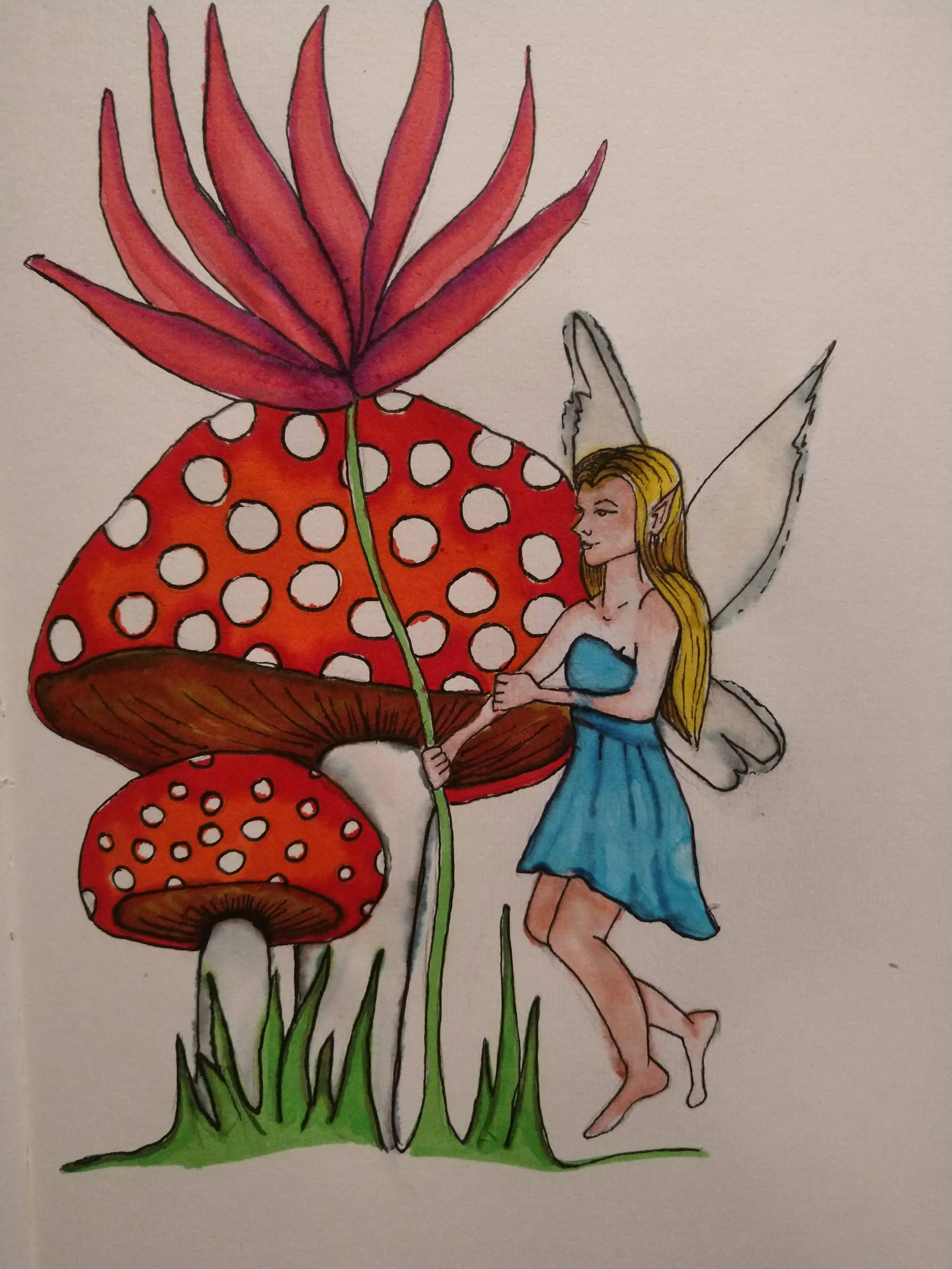Mushroom 3
Alcohol markers on paper
8"x11"
2024