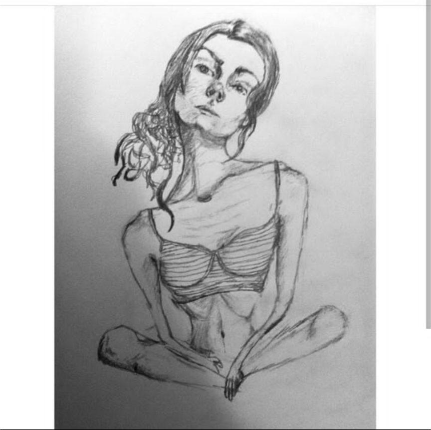 What You've Done - A Self-Portrait Illustration
Graphite on paper
8"x11"
2013